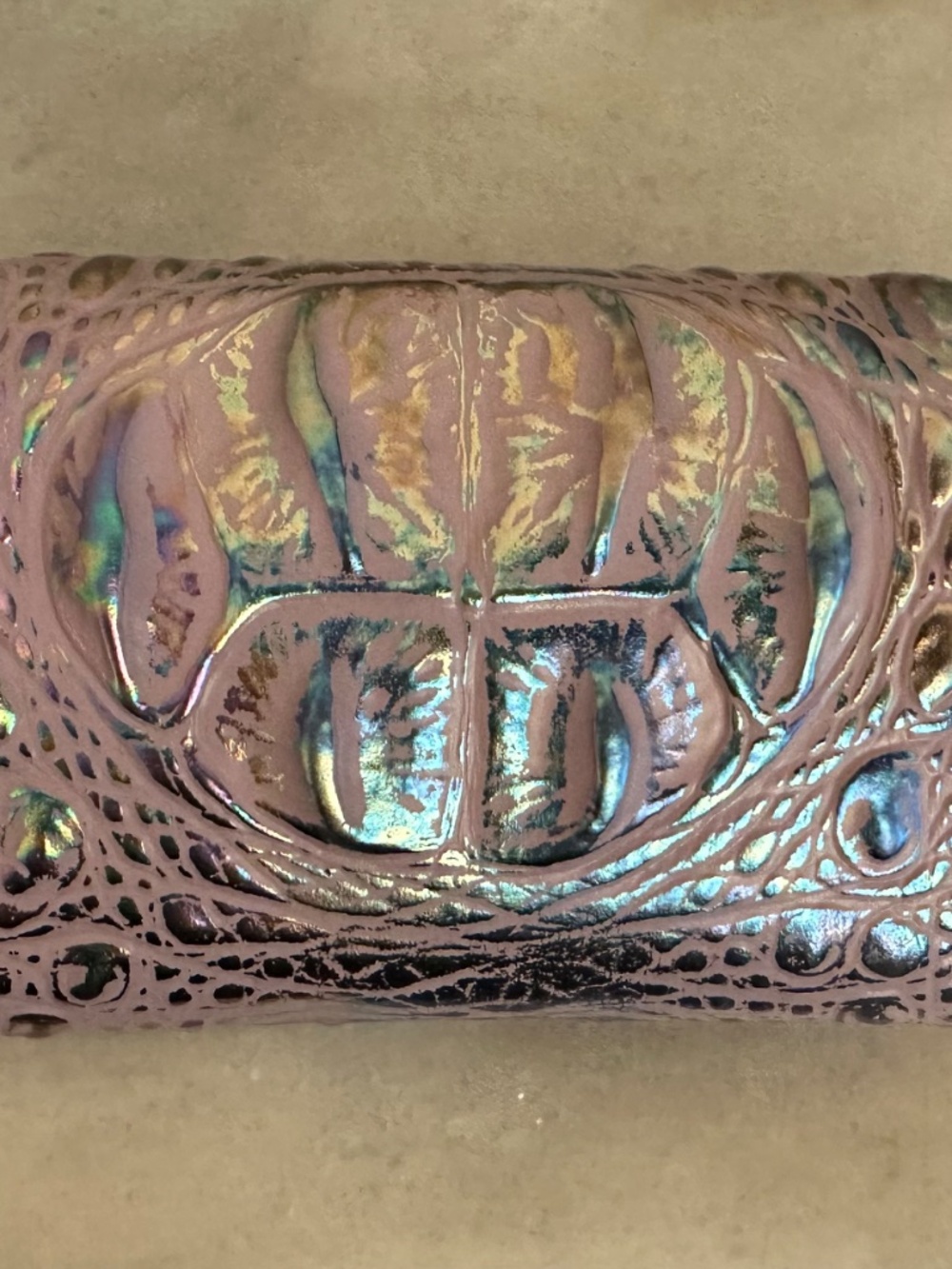 💜 EEUC Brahmin Violet Wonderland Eyeglass Case 💜 - Picture 2 of 5